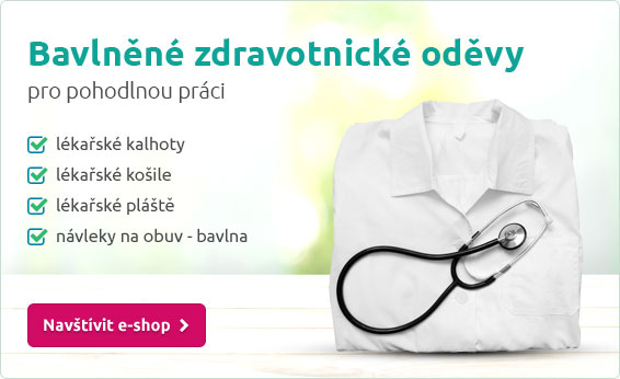 bavlněné zdravotnické oděvy